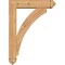 Ekena Millwork Thorton Arts and Crafts Smooth Bracket w/ Offset Brace, Western Red Cedar, 5 1/2"W x 22"D x 30"H BKT0604X22X30THR03SWR - alternate 2